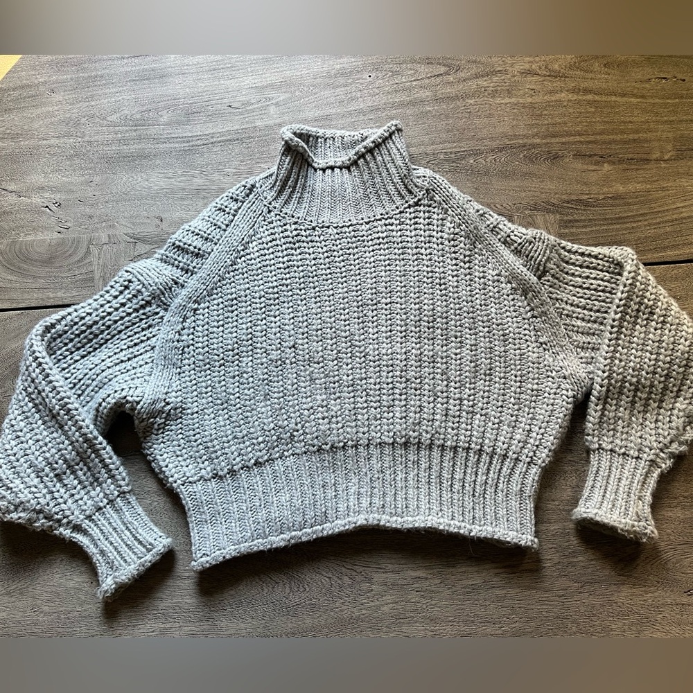 Knit mock neck Sweater